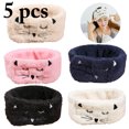 thumbnail image 1 of 5 Pcs Bandeau pour Filles Design Chat Mignon Turban Bandeau pour Cheveux, 1 of 10