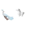 thumbnail image 1 of Escultura De Caballo De Pavo Real De Porcelana, Figura Decorativa De Animal, Estatua Para El Hogar, Jardín, Patio, Sala De Estar, Oficina, Mesa, Armario, Chimenea Interior., 1 of 8