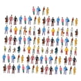 thumbnail image 4 of 100 figuras de personas pequeñas, minimodelos, figuras en miniatura para centro de mesa Estilo A, 4 of 9