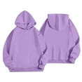 thumbnail image 6 of NMMUED Sweat Set Workout Sets for Women Hoodie Set Two Piece Sets for Women Fall Women's Athletic Clothing Sets, Purple XXXL, 6 of 9
