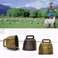 thumbnail image 4 of 1 Pcs Cow Horse Sheep Grazing Copper Bells Thickened Cattle Sheep Zinc Alloy Antique Bells Loud Crisp Pread Farther New, 4 of 6