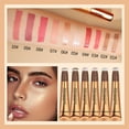 thumbnail image 2 of 15ml 1# Multi-Functional Liquid Blush Stick by Hellokiss - Quick-Dry, Long-Lasting, Skin-Friendly Formula with Pearlescent Shimmer for Natural Highlighting & Contouring, Portable Travel-Size Makeup, 2 of 7