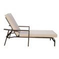 thumbnail image 3 of Zeeyh Sturdy and Comfortable Chaise Lounge, Taupe, Set of 2, 3 of 5