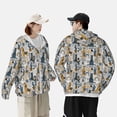 thumbnail image 4 of Vsdgher Llama and Cactus1 Print Adult Hoodie Shirts Rash Guard for Men Women,Long Sleeve Sun Protection Fishing Shirts for Athletic Running Swim-Medium, 4 of 7