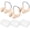 Beige, variant on BASIOUS 3 Pcs Swimming Nose Plugs Silicone Swimming Nose Clips Pool Non-slip Nose Plugs For Adults Kids Diving