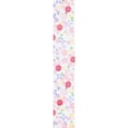 thumbnail image 5 of (3 pack) Offray Ribbon, White 7/8 inch Floral Grosgrain Ribbon, 9 feet, 5 of 10