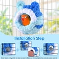 thumbnail image 3 of Lovebird Nest, Bird Breeding Bed Parrot Snuggle Hut Conure House for Budgie Cockatiel Conure Lovebird Canary Finch Hamster Small Pets, 3 of 13