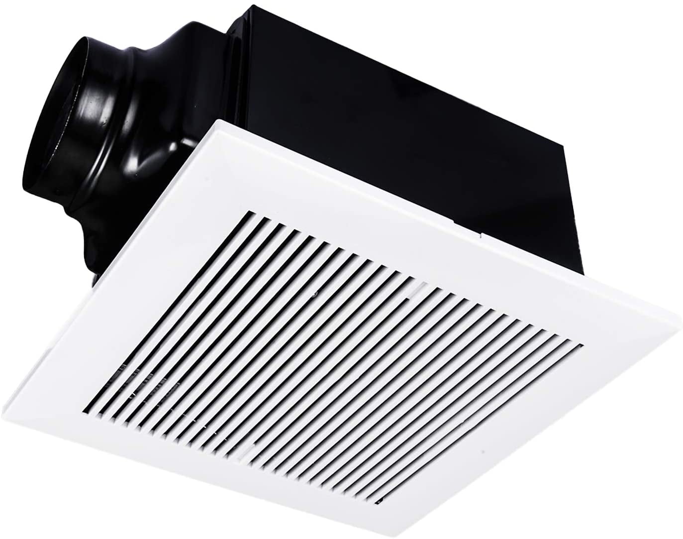 Simple Deluxe Ultra-Quiet HVAC Ventilation Fan for Bathroom, AC Motor, 120 CFM, White Walmart.com