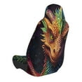 thumbnail image 2 of Wukai Whimsical Dragon Color Cool Full Set Car Seat Covers with Soft Padding Universal Auto Front Seats Protector and Cushion Mat, 2 of 5