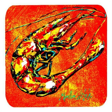 

Shrimp Rusty Nail Foam Coasters - Set 4 3.5 x 3.5 In.