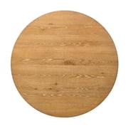 Roundhill Furniture Windvale Cross-Buck Base Dining Table, Oak
