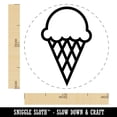 thumbnail image 2 of Ice Cream Cone Rubber Stamp for Scrapbooking Crafting Stamping - Medium 1 Inch, 2 of 7