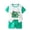 Green, variant on TAIAOJING Boys Summer Outfits Sets 2PCS Sets Short Sleeve T-Shirt And Shorts Casual Playwear For Toddlers Ages 0-6 Years Comfortable Breathable Daily Wear For School Outdoor Activities Stylish 5-6Y