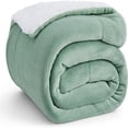 thumbnail image 4 of Fleece Throw Blanket for Couch Sage Green - Throw (50" x 60"), 4 of 5