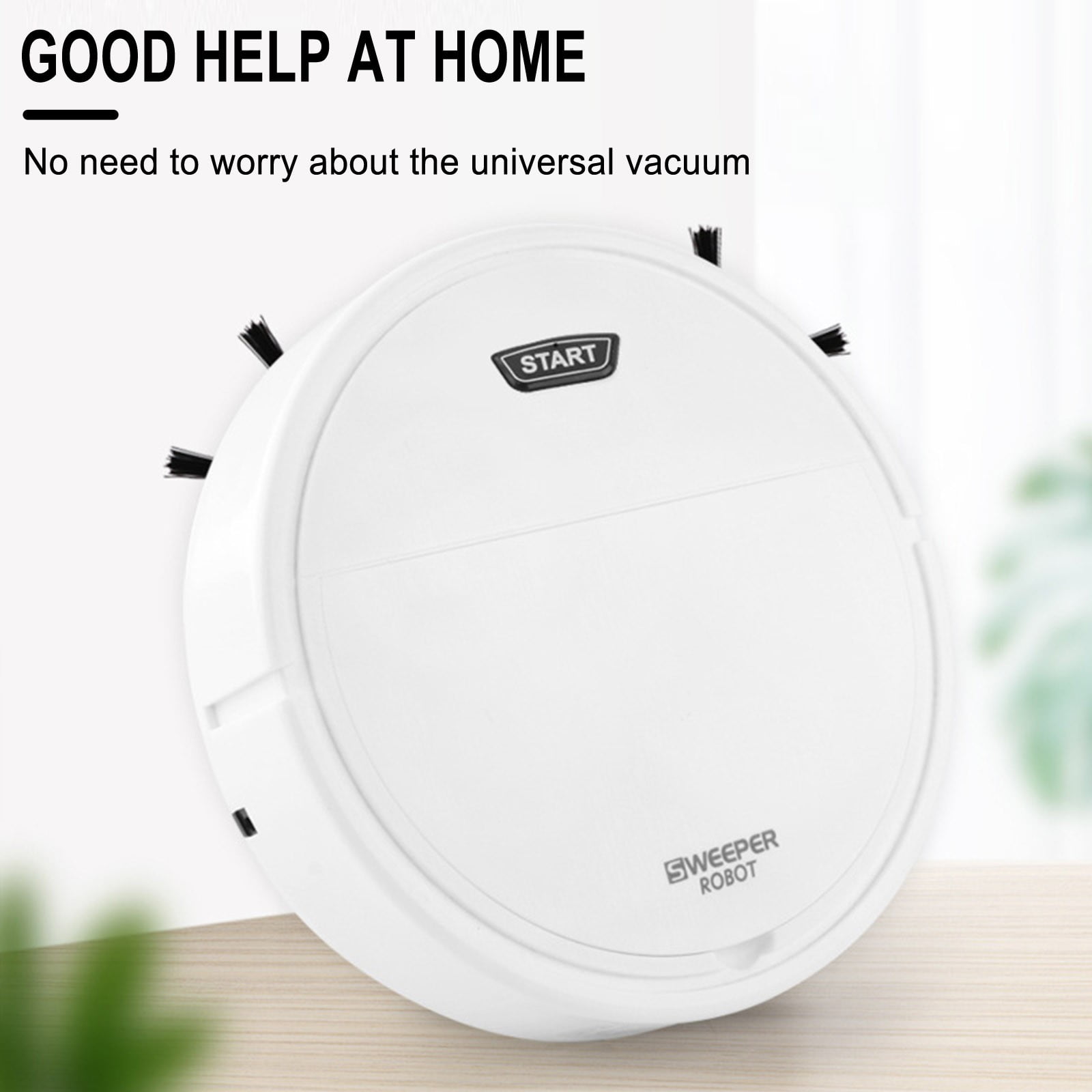 SPOORYYO Smart Home Robot Vacuum And Mop 3-in-1 1800Pa Cordless 6cm Thin Low Noise For Hard Floors Pet Hair Cleaning Home Essentials
