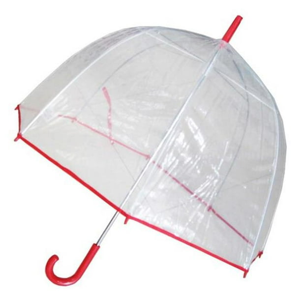 Conch Umbrellas Conch Umbrellas 1265Red Bubble Clear Umbrella, Dome