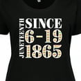 thumbnail image 4 of Inktastic Juneteenth Since 6-19-1865 Women's Plus Size T-Shirt, 4 of 5
