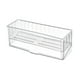 thumbnail image 3 of Soporte para esponja de fregadero, estante para trapos de cocina, organizador portátil estable para baño, escurreplatos transparente, 3 of 9