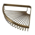 thumbnail image 3 of Kitchen Storage Shower Shelves, Wall Mounted Brass Corner Shower Caddy for Bathroom, 3 of 7