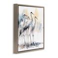 thumbnail image 2 of Stupell Industries Tropical Coastal Serenity Sea Birds Brown Floating Frame Canvas Art, 25 x 25, by Sally Kaye Barlow/Makaio Design, 2 of 7
