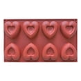 thumbnail image 5 of Msgweeeg Valentine 's Day Decor Handmade Heart-Shaped 8-Cavity Silicone Molds Valentines Chocolate and Ice Cubes Tray for Romantic DIY Treats, 5 of 9