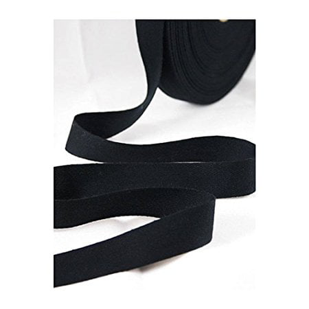 Black, 1 50Yards Cotton Twill Tape for Sewing and Do it Yourself Projcts in Variety of Colors and Size