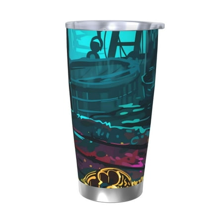 

Tideii Lost Golden Key for 20OZ Car Cup Stainless Steel Cold and Hot Cup with Lid Suitable for Outdoor and Home Unisex-Without Straw