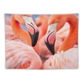 thumbnail image 5 of Orinice Flamingos Cotton Linen Hanging Pictures with Frame Personalized Wall Art Poster Wall Hanging Tapestry Painting  40x60inch, 5 of 6