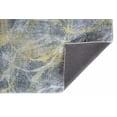 thumbnail image 2 of 2â€™ x 7â€™ Gray Gold Abstract Rings Runner Rug, 2 of 5