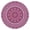 Mandala013, variant on 44in Round Tablecloth with Elastic Edge, Waterproof Fitted Table Cover for 36-44" Tables, Floral Theme Polyester Reusable Table Cloths Wipe Clean for Picnic, Dining, Outdoor Use and Party Decor