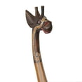 thumbnail image 6 of 8" x 40" Orange Wood Giraffe Sculpture, by DecMode, 6 of 9