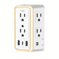 thumbnail image 1 of Regleta Enchufe Con 6 Enchufes Y 3 Usb Blanca, 1 of 5