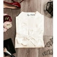 thumbnail image 1 of Satin Silk Robe Kimono Robe Bridal Bridesmaid and Wedding Robe - Pretty Robes, 1 of 1