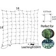 thumbnail image 5 of MAMOWEAR Outdoor 5 ft x 5 ft Electric Waterproof LED Christmas Net Lights, 5 of 7