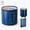 Planet Blue, variant on LUOLUO 27"Upgraded Foldable Bathtub,No-Installation Portable Bathtub for Adults and Kids,Hot Ice Bath Tub for Home & Outdoor (Deerlet Blue)