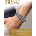 thumbnail image 5 of Men's 3X Strength Copper Bracelet - 99.99% Pure Copper Magnetic Bracelet with Adjustable Sizing Tool, 5 of 5