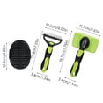 thumbnail image 2 of MKHSQHDG Todays Daily Deals Dematting Comb for and Cats 2026 Double Hurtless Shedding & Deshedding Undercoat Rake for and Cats Portable Double Grooming Brush Pro Grooming T, 2 of 8