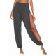 thumbnail image 1 of Pantalones Harén con Abertura Alta para Mujer, Pantalones Harén Hippies. Gris Oscuro XXL, 1 of 7