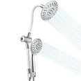 thumbnail image 1 of Costway High Pressure Shower Head Combo Handheld Shower Head & Rainfall Showerhead White, 1 of 10