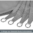 thumbnail image 3 of Vela de sombra rectangular impermeable, poliéster Oxford 95% protección UV, resistente al desgarro, protección solar al aire libre para jardín, balcón, terraza, terraza, campi, 3 of 5