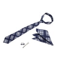 thumbnail image 3 of Juego De Corbatas, Juego De Corbata Práctico Decorativo De Hilo De Poliéster Resistente Al Desgaste Para Reuniones Para Bodas Para Fiestas ANGGREK Otros, 3 of 8