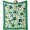 Clover, variant on St Patricks Day Lucky Shamrock Throw Flannel Blanket, Blue Clover Gifts for Kids Men Women, Spring Irish Soft Blanket for Bedding Sofa 50 x 60 Inches