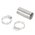 thumbnail image 1 of Conector de tubo de escape de calentador de 24 mm Manguera de ventilación de gas de acero inoxidable para calentador de aire de estacionamiento, 1 of 5