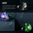 thumbnail image 3 of keepw Wired Earphone In-ear Type Gaming Headphone Detachable HiFi Stereo Sound Headset with Microphone Green, 3 of 8