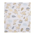 thumbnail image 3 of Disney Lion King Yellow, White Super Soft Plush Baby Blanket, Allover Print, Simba, Unisex, Infant, Plush Polyester, 3 of 6
