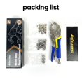 thumbnail image 2 of Outil de Bouton-Pression, Outil de Bouton-Pression pour Couvertures de Bateau, Kit de Boutons-Pression en Toile Robuste Comprend 40 Ensembles de Boutons-Pression en Acier Inoxydable 15mm, Bleu, 2 of 6