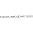 thumbnail image 3 of 925 Sterling Silver 3.75mm Figaro Anchor Chain Necklace Pendant Charm, 3 of 9
