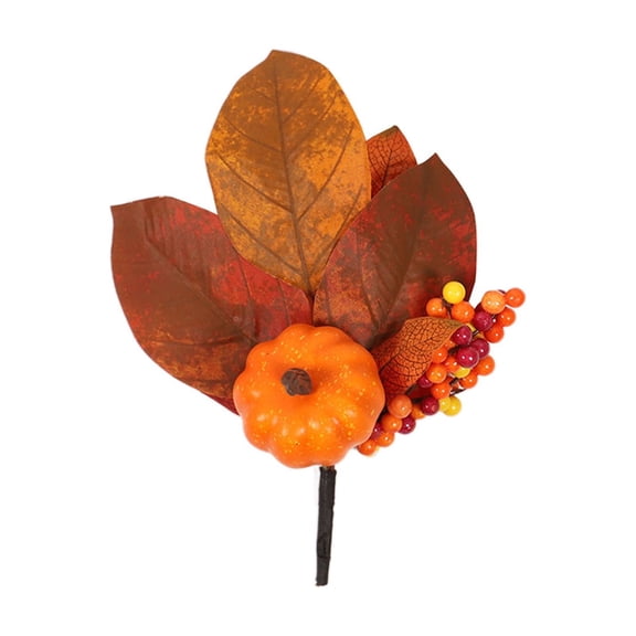 Mrzvby Fall Decoration and Home Decor,Autumns Thanksgiving Maple Leaf Cuttings Bunch Table Vase Cuttings Simulation Sun Silk Flower Pumpkin Decoration Autumns Flower Arrangement Ornaments