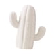 thumbnail image 3 of Alcancía de cactus, regalo decorativo, alcancía, artesanía, obra de arte, escultura de cerámica Blanco, 3 of 9