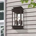 thumbnail image 2 of Livex Lighting Princeton 2 Light Outdoor Wall Lantern in Bronze, 2 of 14